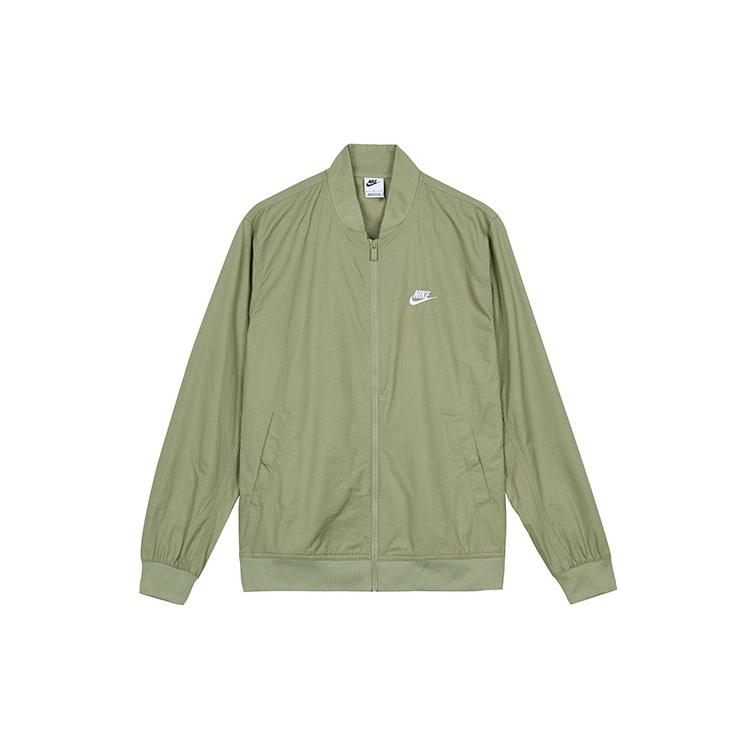 Nike Jackets Men's Green Lapel Thin DM6822-386