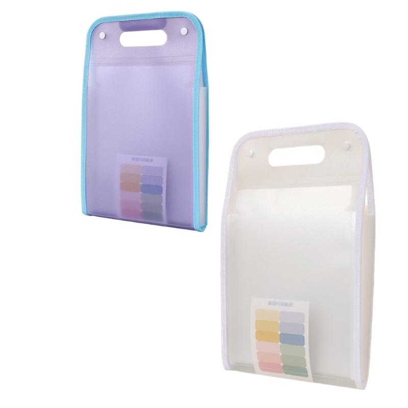 Large Capacity File Organizers Document File Folders Waterproof Accordions A4 Size File Bag With Strong Construction
