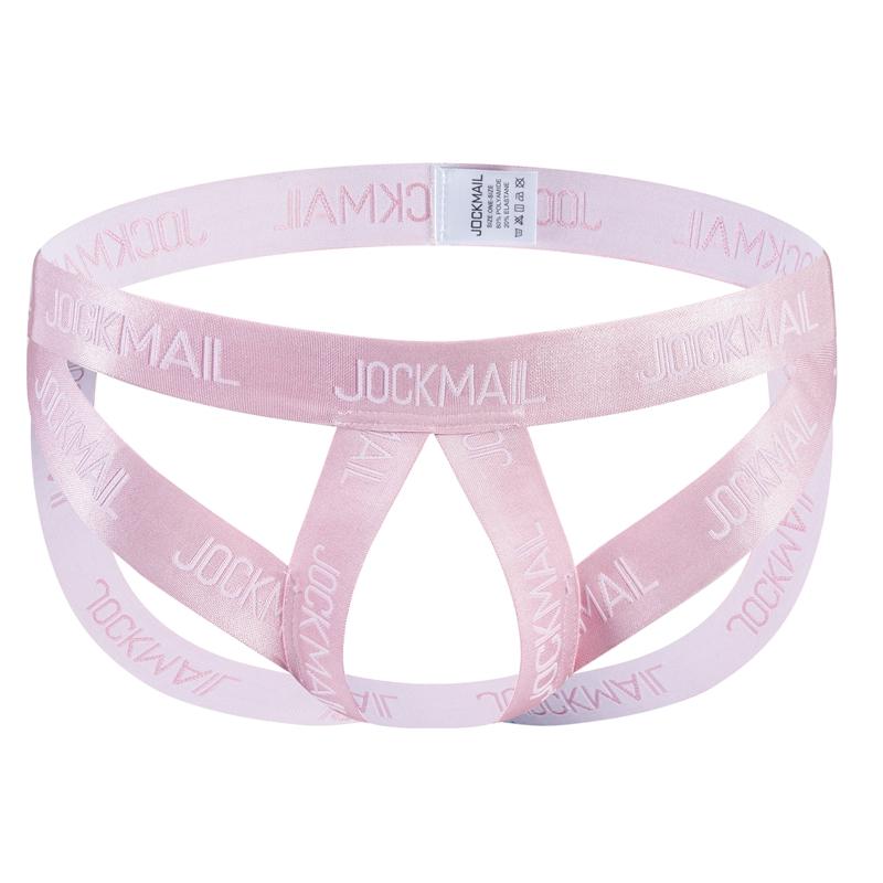 Thong JOCKMAIL One Size Specification Elastic band letter print cut-out design sexy men's underwear