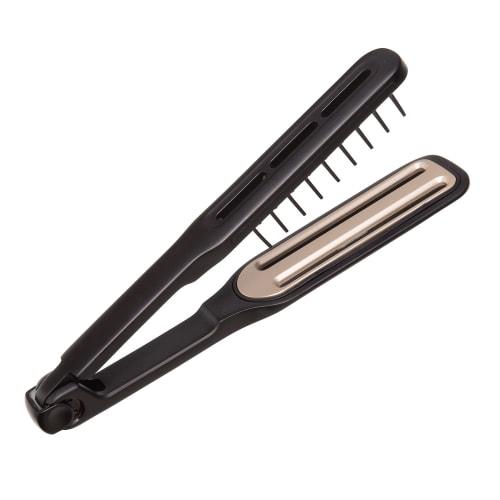 Kai Corporation EMO Straight Blow Brush Hair Curler Aluminum Plate Dryer Curl Shape Side Comb Hair Iron Blow KQ3186