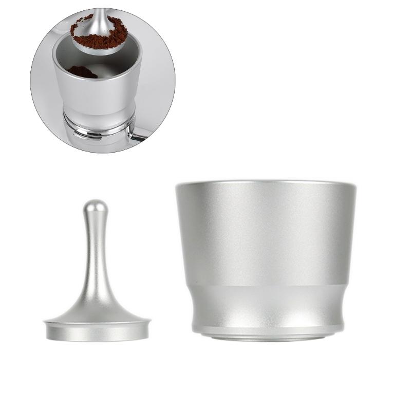 Hochwertiger Kaffee-Dosierbecher Espresso-Zuführerteil Aluminiumlegierungsmaterial für Espressomaschine Dosierbecher Kaffeezubehör