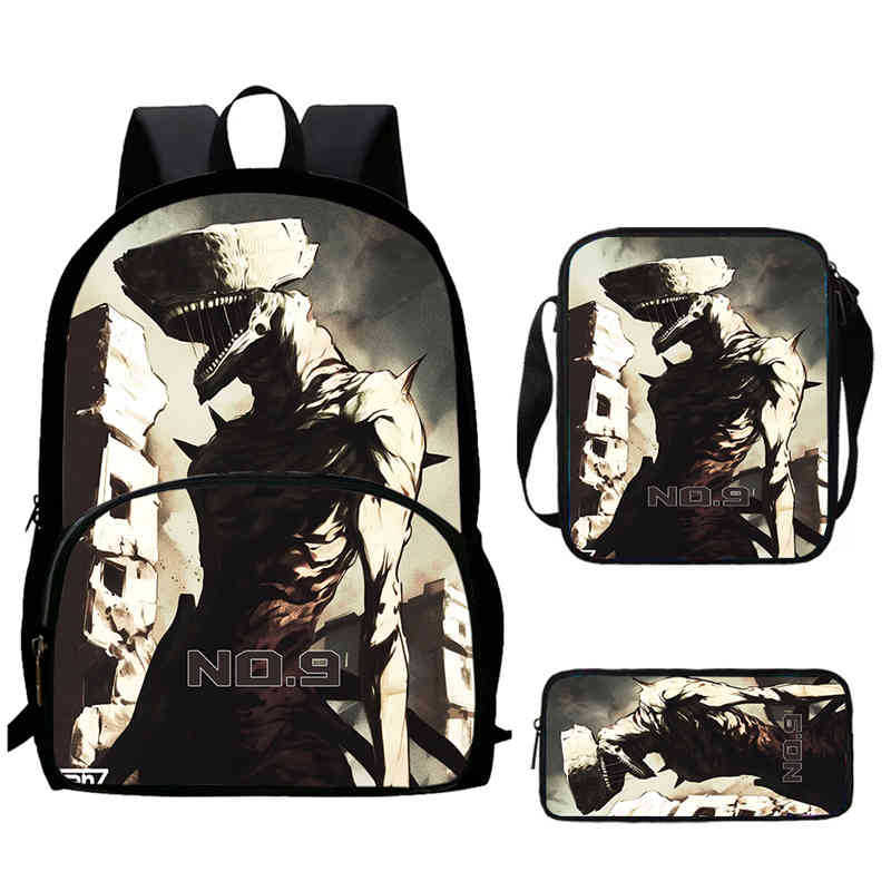 Monster No. 8 Schoolbag Multi-Functional Cross-Border Backpack