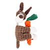 Interactive Squeaky Dog Toy Tough Stuffed Plush Animal Chew Toy for Aggressive Chewers Indestructible Teething Toy for Small Medium Large Dogs