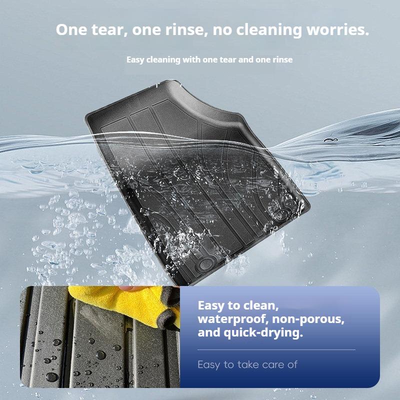 For Geely EX2 Geome Xingyuan 2024-2027 TPE Floor Mats Full Coverage Carpet Waterproof Interior Accessories