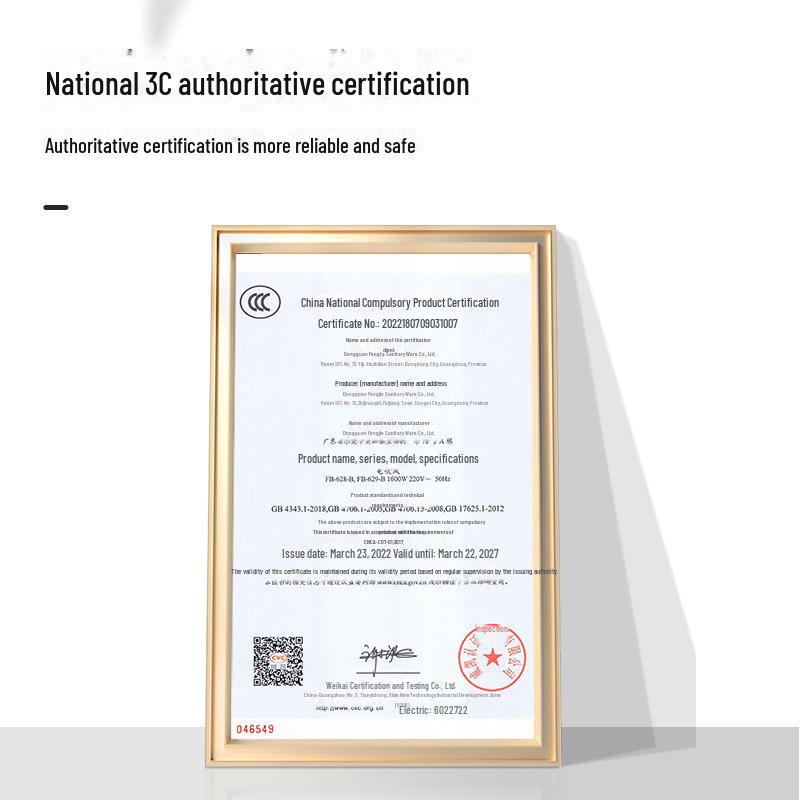 Fengjie Wall-Mounted Hair Dryer: Hotel & Home, Punch-Free Installation, Bathroom Hair Dryer