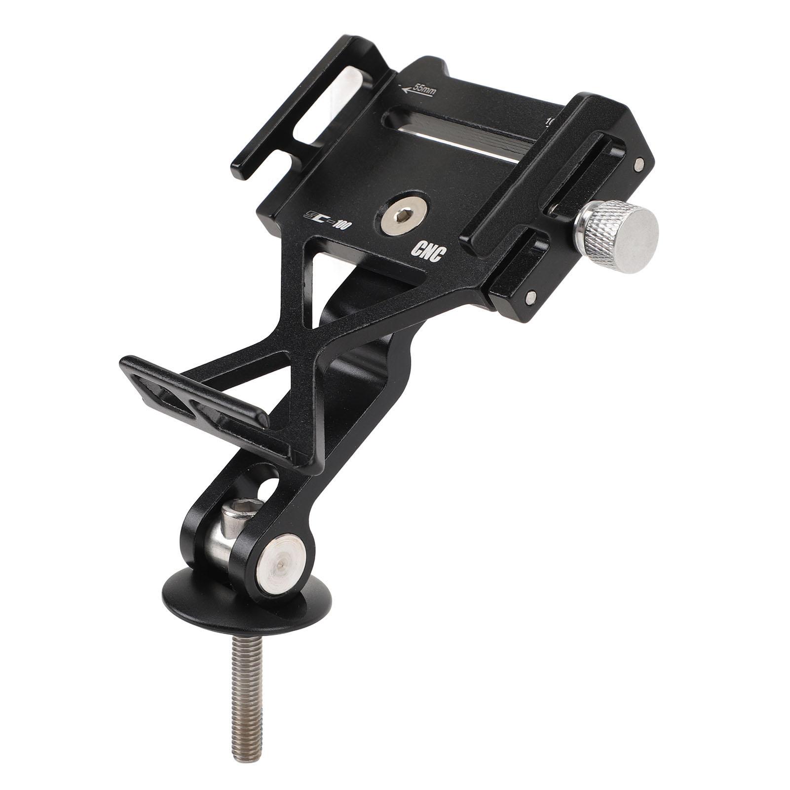 

Крепление для телефона на вынос велосипеда, алюминиевый сплав, противоскользящее, регулируемое по ширине, вращающееся на 360 градусов, вынос велосипеда