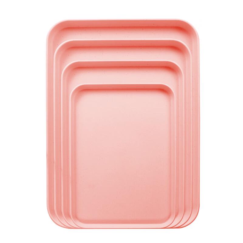 Wheat Straw Rectangular Serving Tray