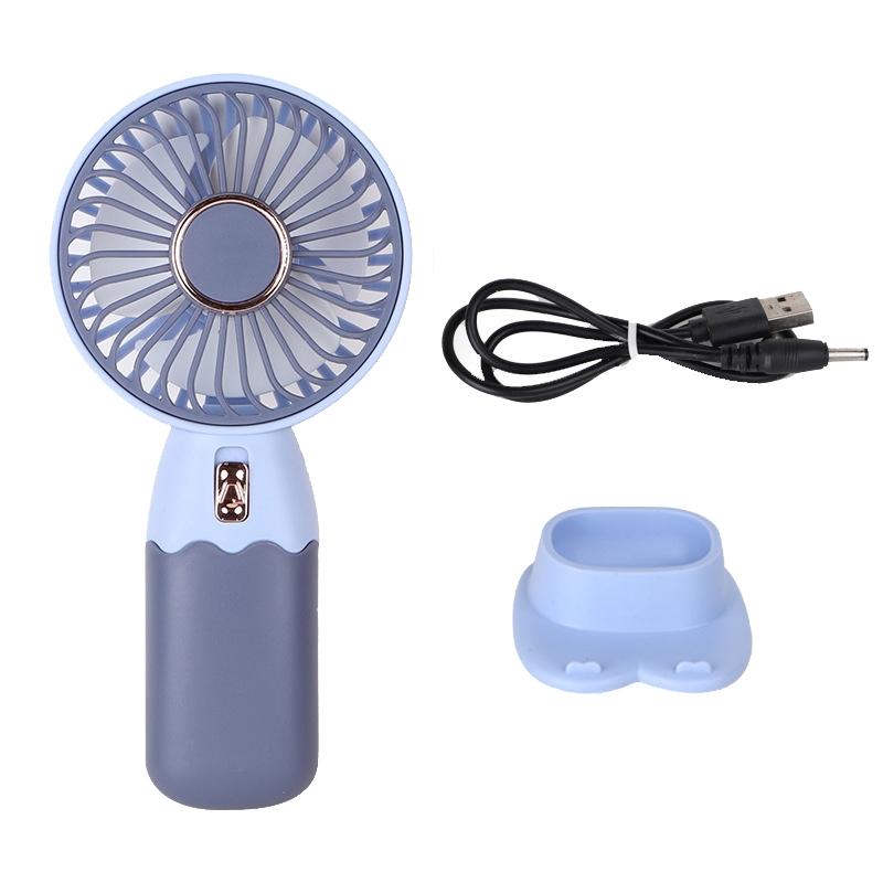 

Mini Handheld Fan Portable USB Charging Small Fan For Outdoor синій