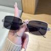 New Korean Version Simple Square Sunglasses for Men and Women Fashion Trend UV Resistant Outdoor Sunshade Sunscreen Glasses