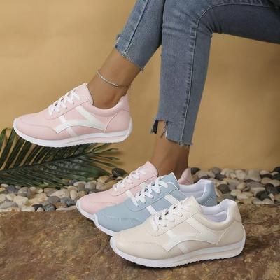 Baskets Cortez Classiques Blanches pour Femmes - Chaussures Décontractées Respirantes à Tige Basse pour le Printemps/Automne, Chaussures de Course Rétro