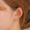 Own Flat Moon Piercing (14k gold)