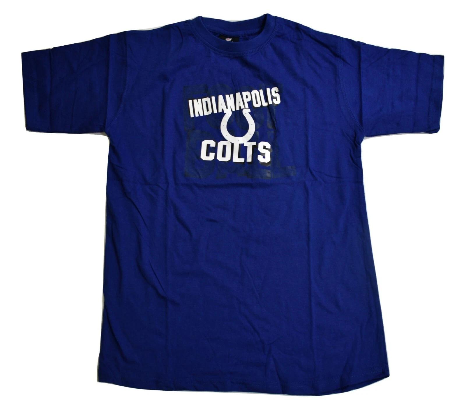 NFL Team Apparel Youth Indianapolis Colts Football Shirt New L (14-16) XL