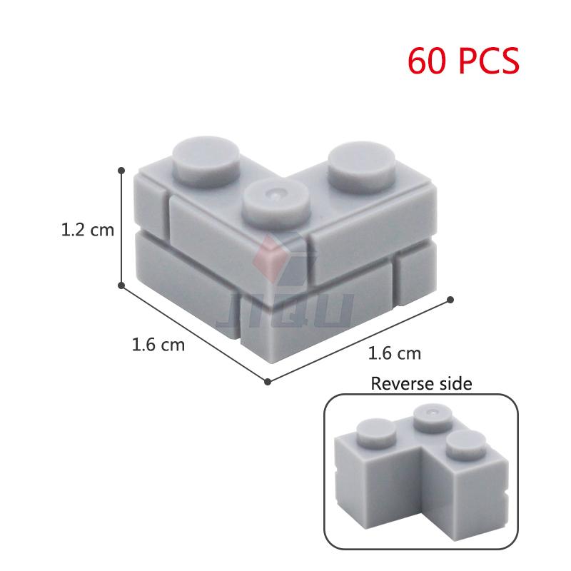 MOC 1x2 1x3 1x4 L Dots Masonry Profile Thick Brick Creative Figures House Contruction Building Blocks Toy Compatible 98283 15533