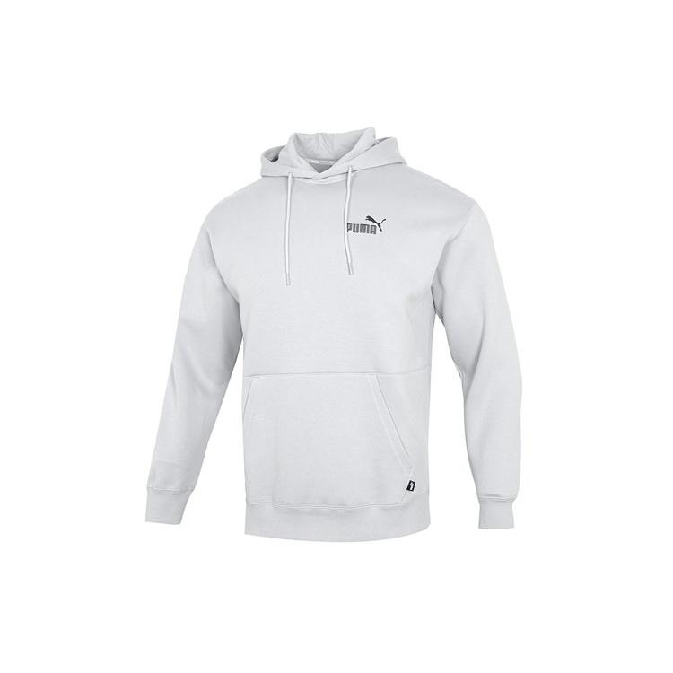 PUMA Small Logo Relaxed Logo Hoodie Grey Men s 673624-19 S