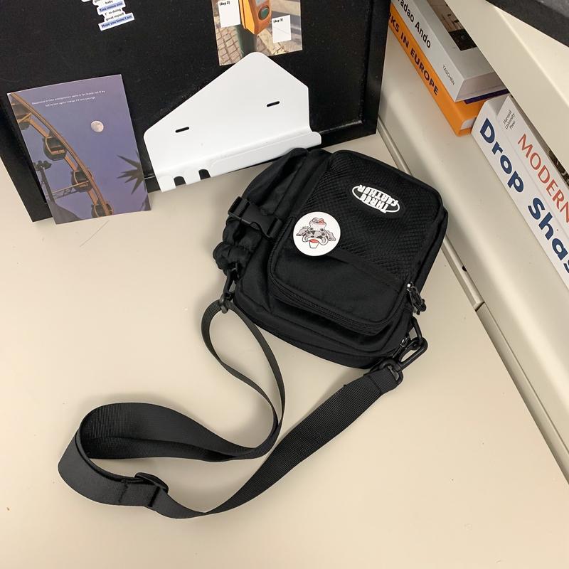 Herren Umhängetasche Mini Kleine Tasche Handytasche Kleine Quadratische Tasche Mehrschichtige Tasche