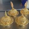 Creative Gold Incense Burner Metal Star Moon Censer Hollow Middle East Arab Incense Holder Home Decoration