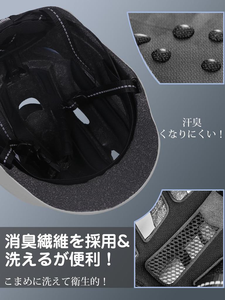 Shinmax Bicycle SG For Adults and JAPAN Rear For Commuting to Cap Hat Urban AF Model Helmet, Standard, Children, FIT, Light, Women, Students, School,