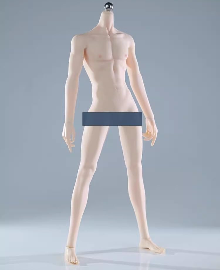 Toys Hobbies Scale Action Figure JOA High Slim Type Super Flexible Seamless Body Male Body Not Super White & [TOYBARJAPAN] 1/6 JOK-17A Man's (Head