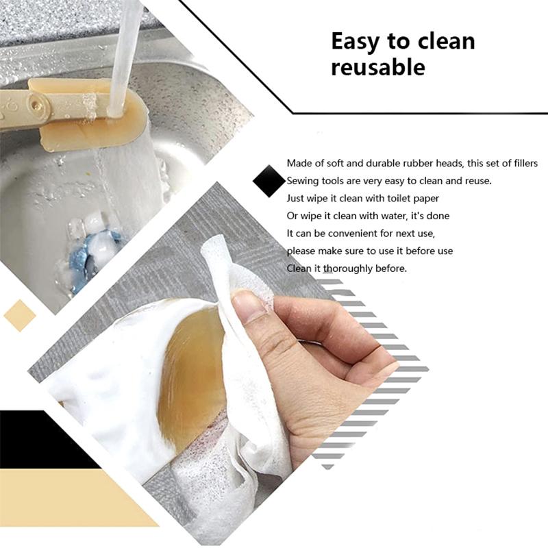 Gummi-Dichtungsmasse Werkzeugsatz Dichtmasse Fertigstellungswerkzeug Multifunktionales Fugenabdichtungsmittel Dichtungsmasse Glättwerkzeug für Küche Badezimmer Fenster