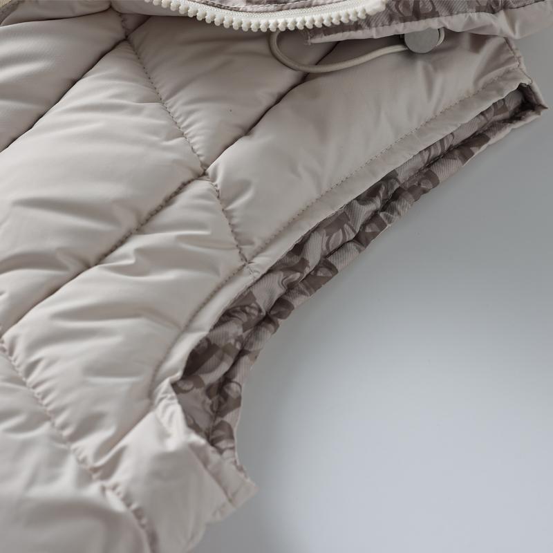 Fashion Warm Long Vest Woman Wear On Both Sides Sleeveless Parka Hooded Casual Thick Winter Women's Jackets