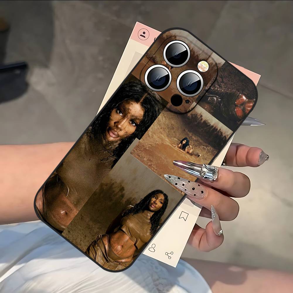 Singer SZA SOS Phone Case For IPhone 17 16 15 14 13 12 11 PRO MAX PLUS Mini TPU Soft To Skin-friendly Case