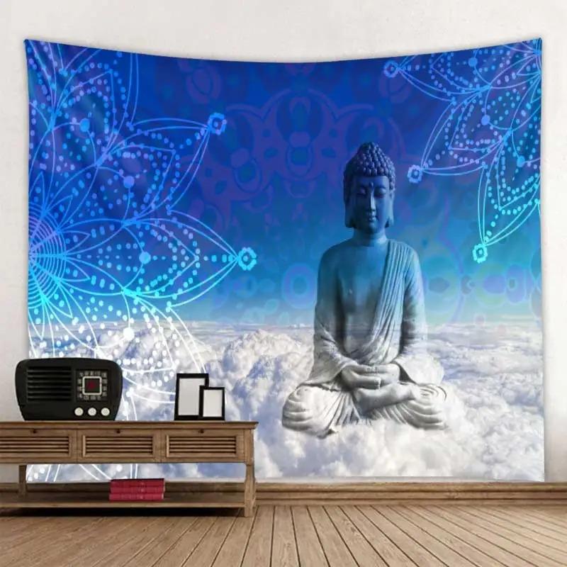 Home Decor Meditation Seven Chakra Tapestry Indian Buddha Wall Decor Mandala Tapestry Witchcraft Bohemian Hippie