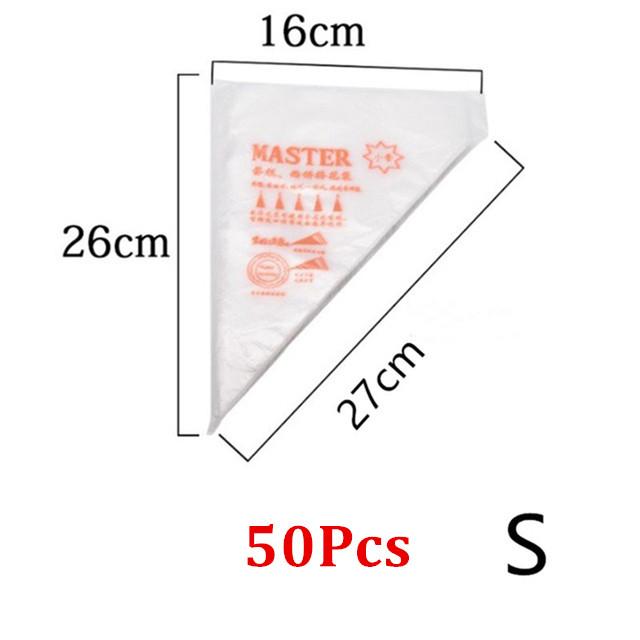 20 50 100pcs Disposable Piping Bags for Baking Cake Cream Frosting Decorating Tools Pastry Dessert Kitchen Accessories
