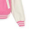 New MLB SS24 Baseball Jacket Women's Pink 3FJPV0141-50PKS