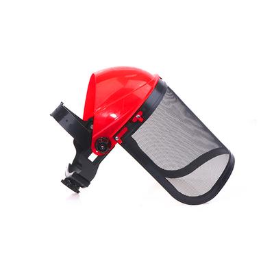 1Pc Garden Grass Trimmer Safety Helmet Hat With Full Face Mesh Protective Mask For Logging Brush Cutter Forestry Protection