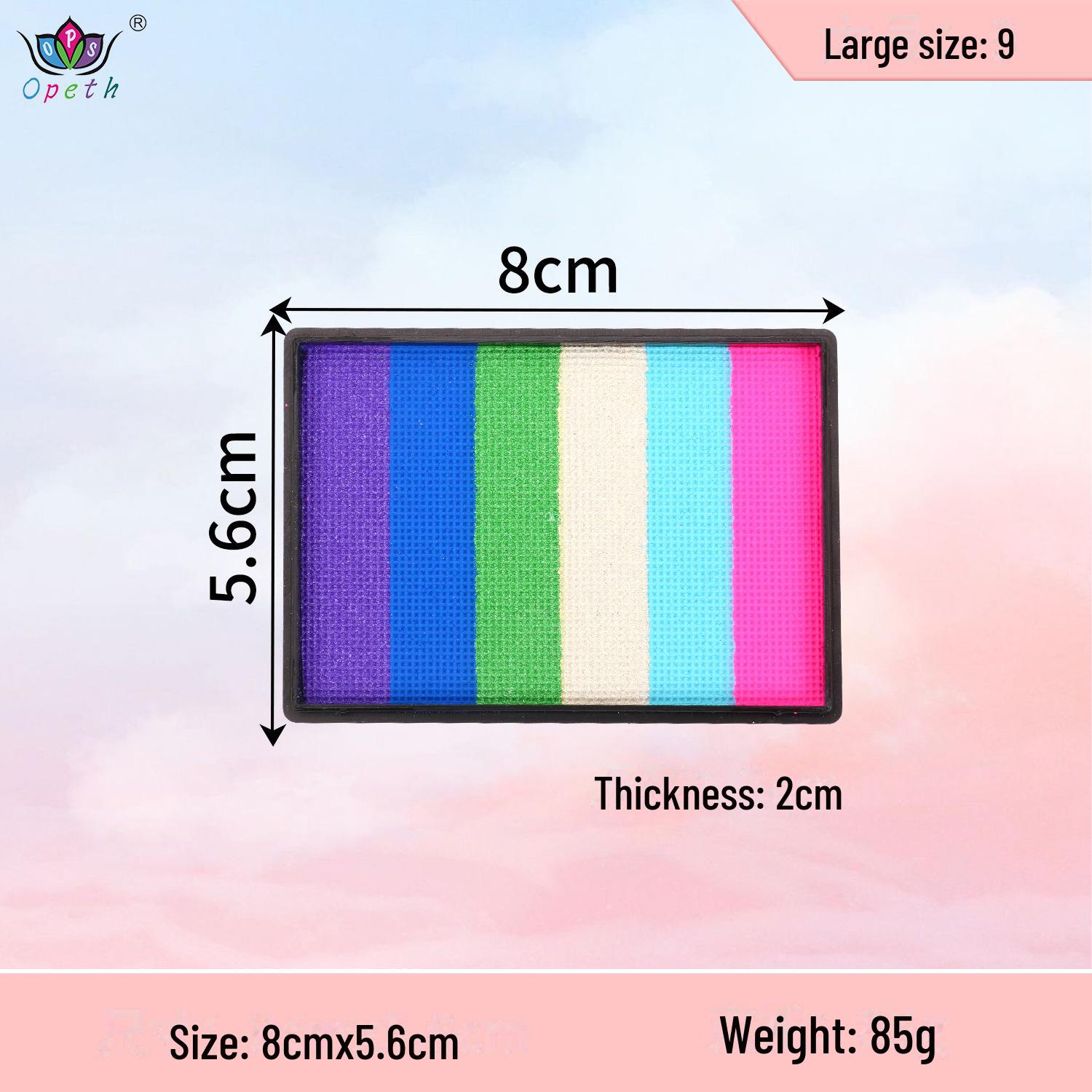 

Водорастворимая радужная краска для лица для детей Water-soluble face paint