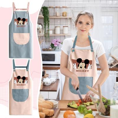 Delantal de cocina, moda de cocina, versión coreana, lindo delantal, ropa de trabajo