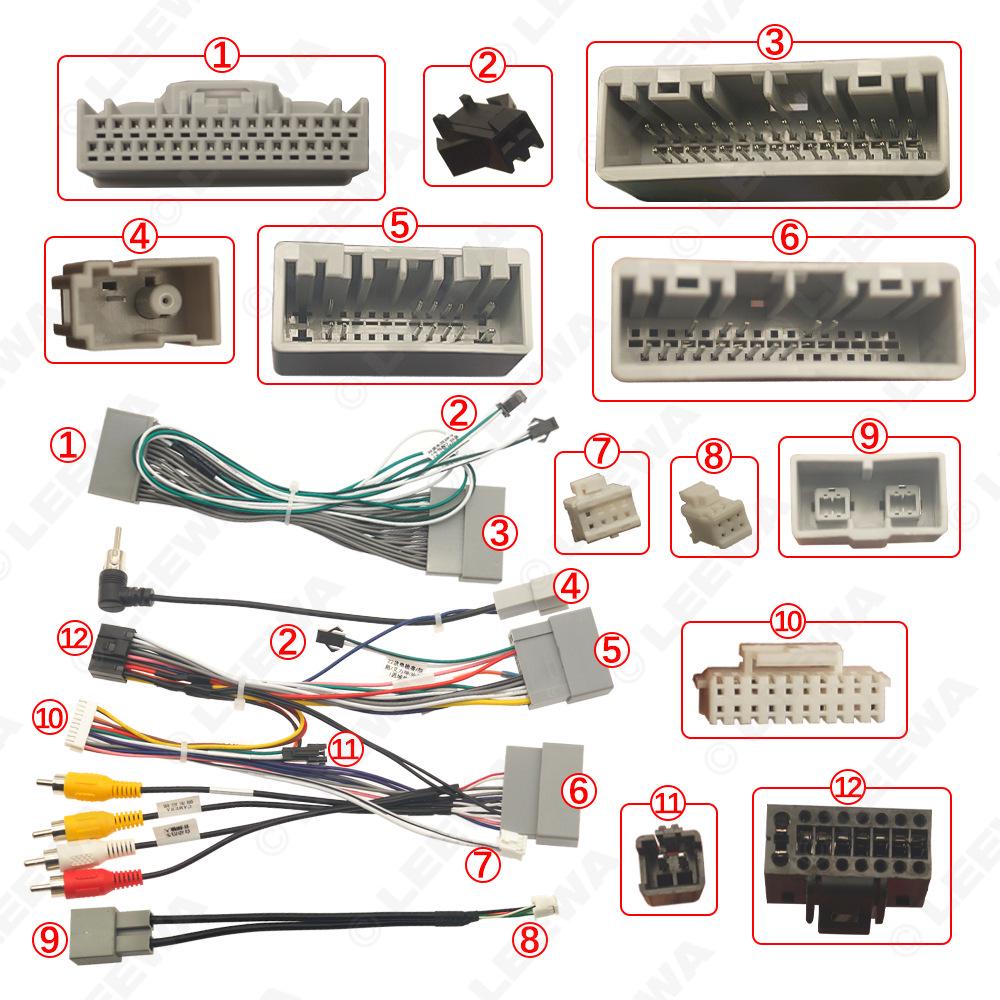 Cablu de Alimentare pentru Sisteme de Navigație Honda Odyssey/Elysion/Crider/Civic/XRV/Vezel