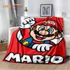 3D Retro M-Mario Cartoon Game Soft Plush Blanket,Flannel Blanket Throw Blanket for Living Room Bedroom Bed Sofa Picnic Kids Gift