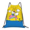 Custom Kitties Kitten Drawstring Backpack Women Men Sport Gym Sackpack Portable Cat Anime Shopping Bag Sack
