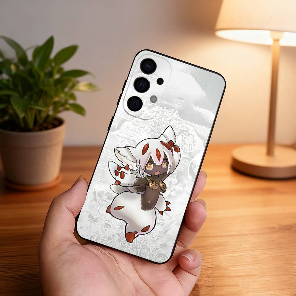 

Anime Made In A-Abyss F-Faputa Phone Case For Samsung S25,S24,S21,S22,S23,S30,Ultra,S20,Plus,Fe,Lite,5G Black Cover Samsung S20lite5G