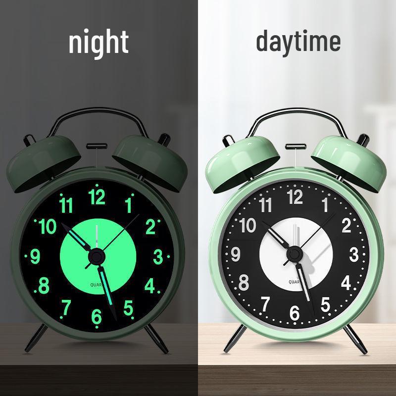 2025 Mechanical Alarm Clock for Students & Seniors - Compact, Rechargeable Wake-Up Call