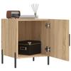 VidaXL Tables de chevet 2 pcs chêne sonoma 40x40x50 cm bois ingénierie 827587