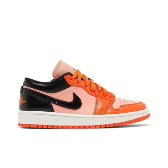 Air Jordan Air Jordan 1 Low SE 'Rush Orange Black' DM3379-600 Women's Shoes