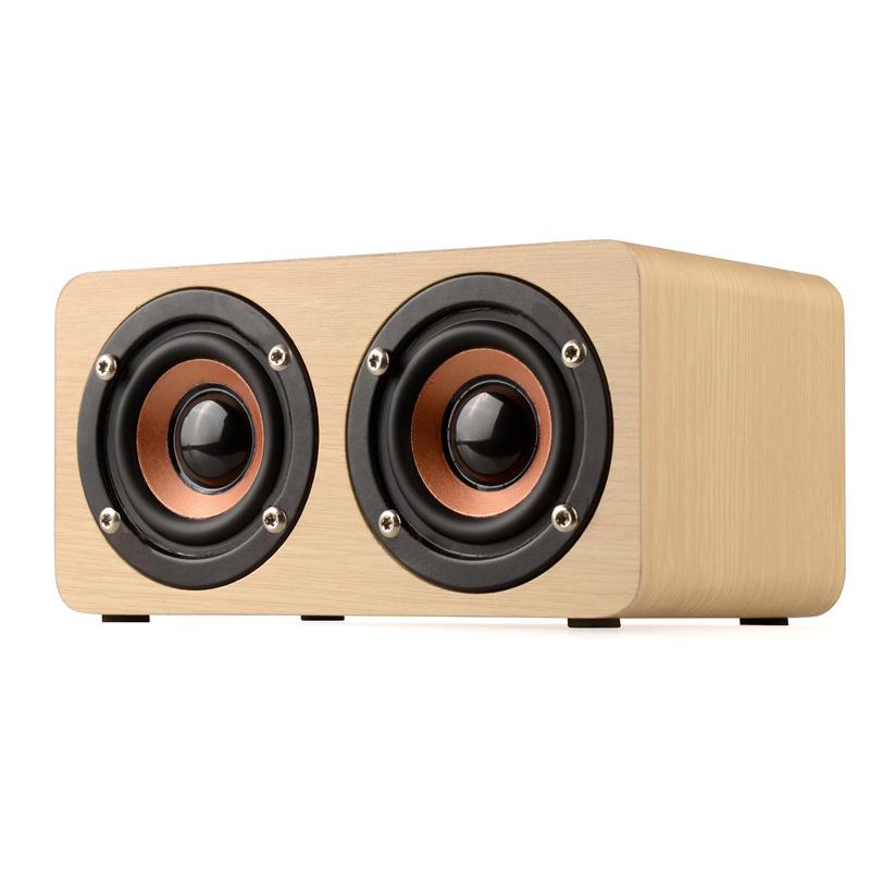 Creative Wood Bluetooth Speaker - Perfect for Home, Office, or Outdoor Use