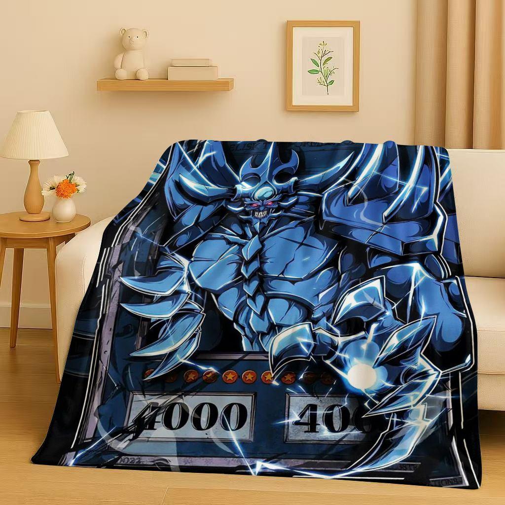 Winged Dragon of Ra Yu-Gi-Oh MONSTER CARD Cartoon Flannel Blanket,Soft Warm Plush Throw for Home Bedroom Bed Sofa Cover Office