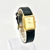 [Good Condition/New Battery] SEIKO Seiko Ladies Watch Gold Rectangular 7321-6280 8N3681 New Belt Engraved
