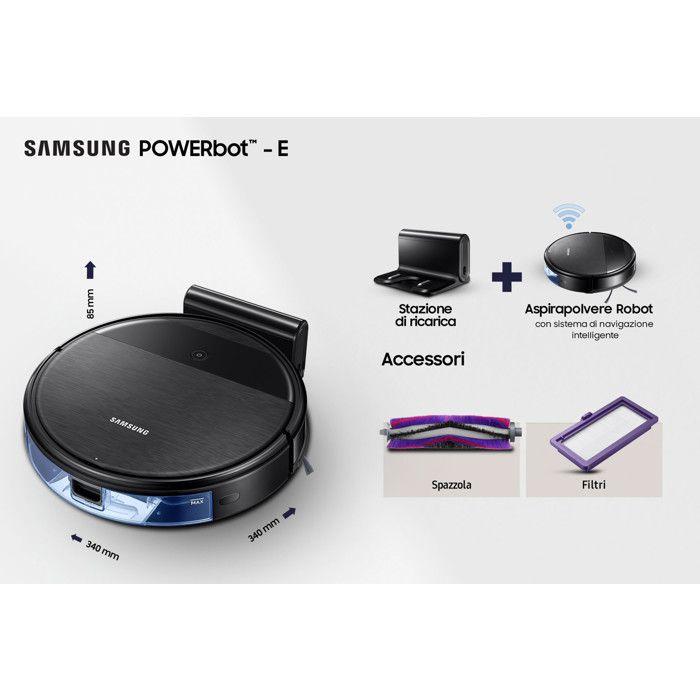 Samsung POWERbot VR05R5050WK Robotický vysavač a mop 2v1 Wi-Fi Černý