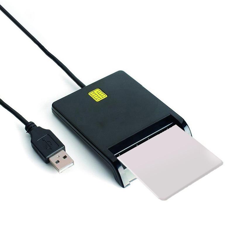 Usb Smart Card Reader For Bank Card Ic/Id Emv Card Reader High Quality For Windows 7 8 10 Linux Os