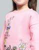 MONTE CARLO Girls Printed Pink Round Neck Full Sleeve Sweatshirt