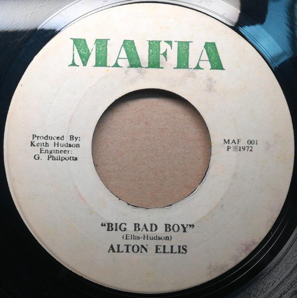 

7-дюймовая пластинка ALTON ELLIS Big Bad Boy MAF001 Mafia 1972 Ямайка Регги Ска Даб Б/у