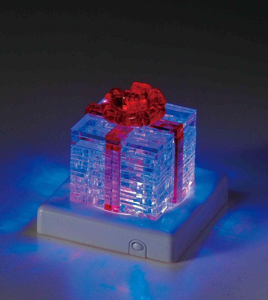 Kristall Puzzle Geschenkbox Rot 50160