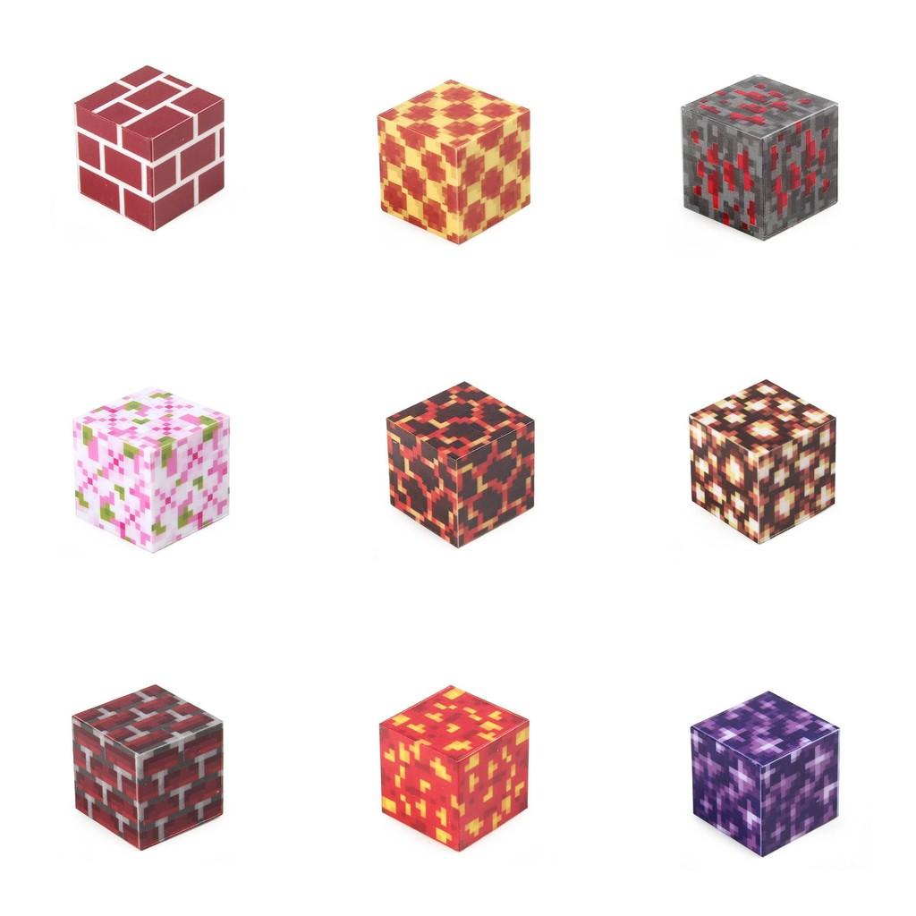 Креативний набір будівельних блоків на тему Minecraft з дизайном порталу в Пекло для веселих ігор