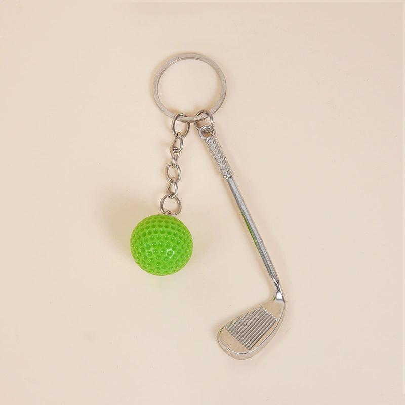 

1PC Golf Ball for Kids Gifts Key Ring for Sport Lovers Key Holder Mini Metal Keychain Key Chain