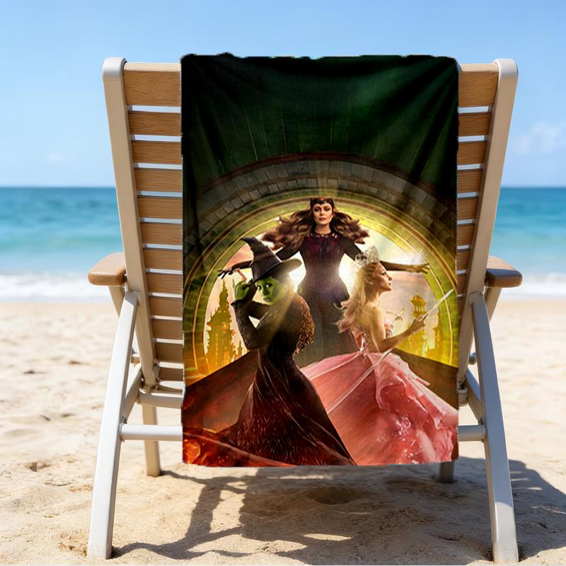 Ultra-Soft Beach Towel with Wicked Theme,Ideal for Pool - Camping, Diving - Perfect Travel Essential, Vibrant Beach Towel.