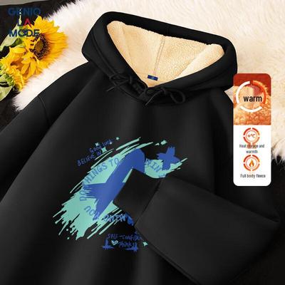 GENIOLAMODE Men's Heavyweight Fleece Hoodie